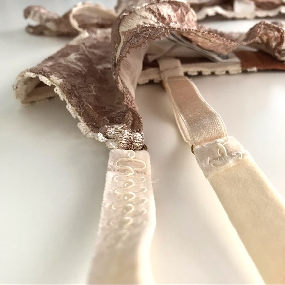 NEW Elle Macpherson China Rose Lace Set Bra Thong - Picture 4 of 9